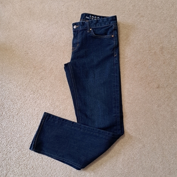 Gap Jeans Women's 30 Blue Real Straight Denim Gap 1969 Straight Leg - Picture 11 of 11
